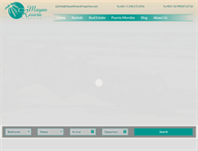 Tablet Screenshot of mayanrivieraproperties.com